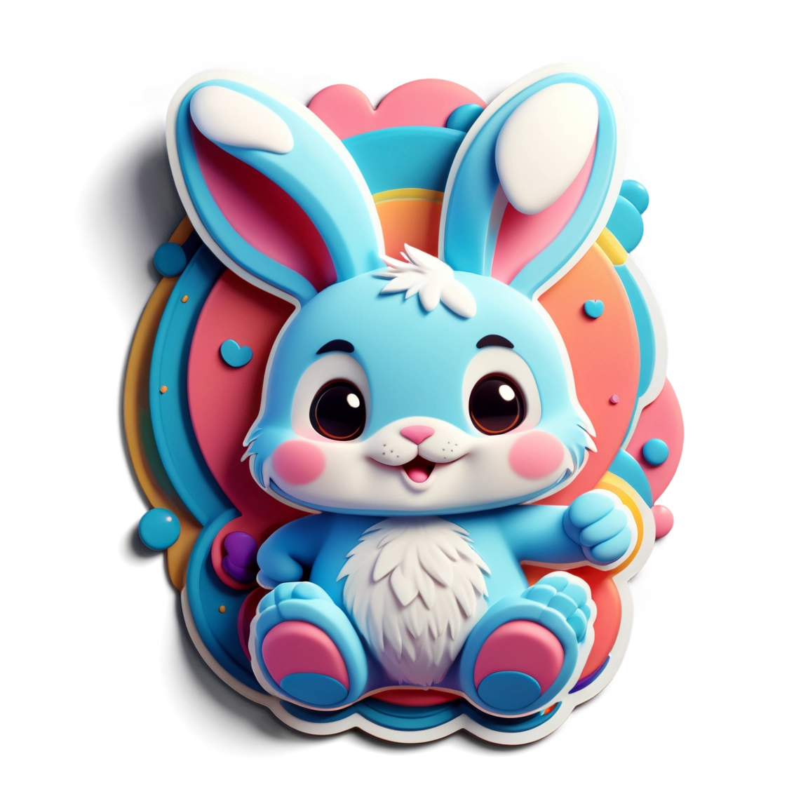 Shopify Easter Hunt - Claymorphism 3D Bunny
