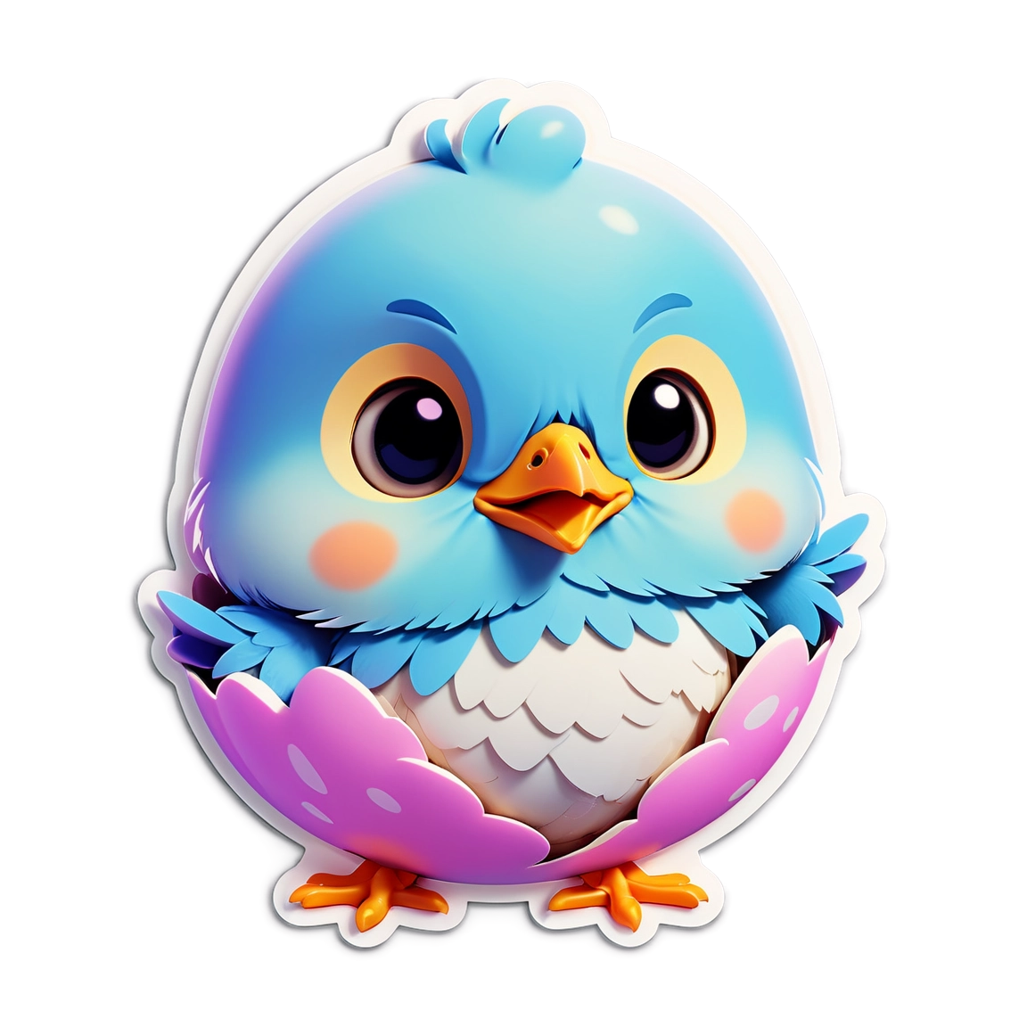 Shopify Easter Hunt - Claymorphism 3D Chick