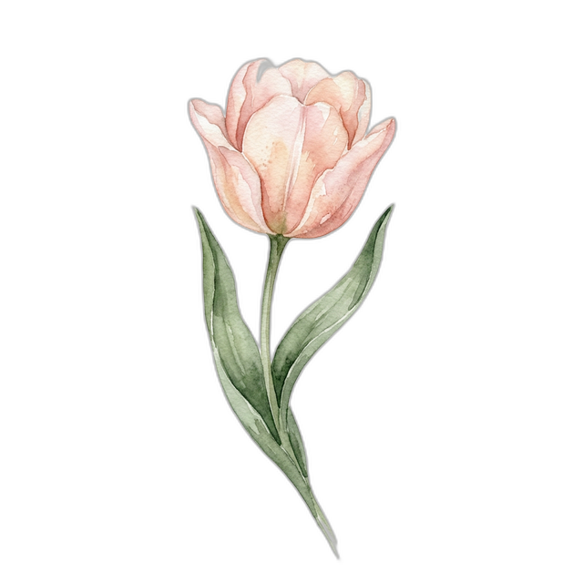 Shopify Easter Hunt - Classic Watercolor Tulip