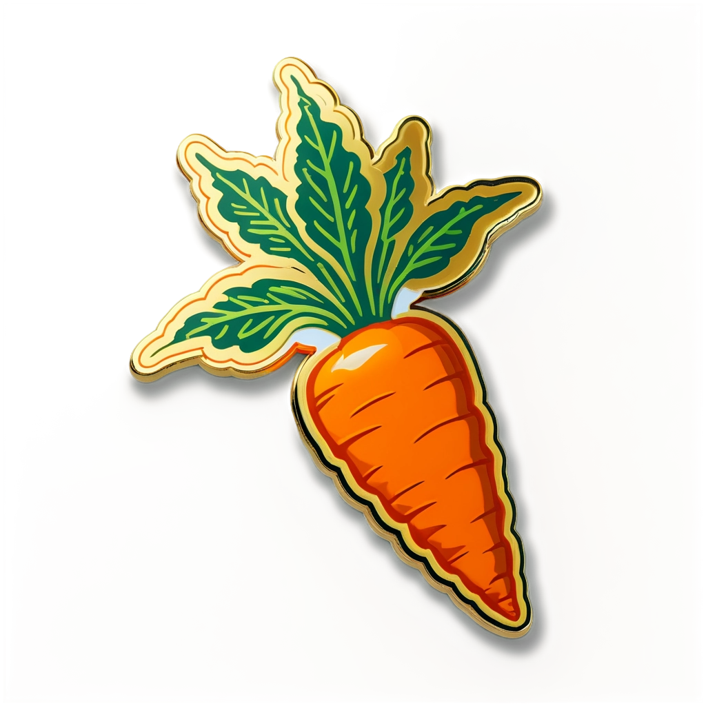 Shopify Easter Hunt - Enamel Pin Carrot