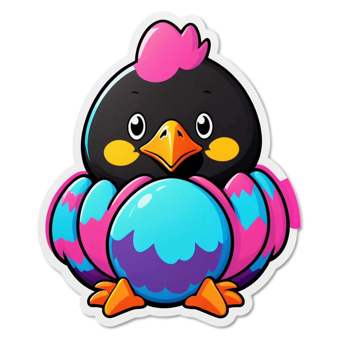 Shopify Easter Hunt - Pop Art Vector Chick