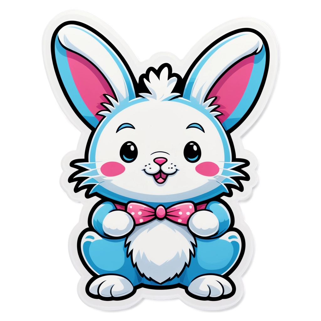 Shopify Easter Hunt - Iconic Sticker Bunny
