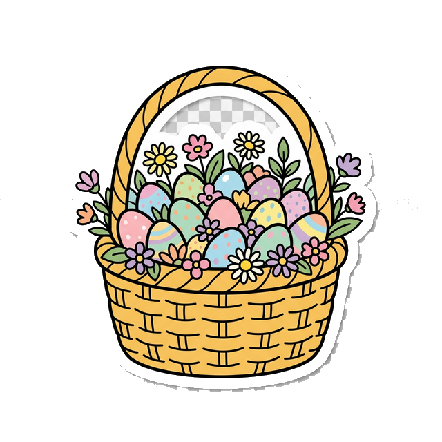 Shopify Easter Hunt - Iconic Sticker Basket