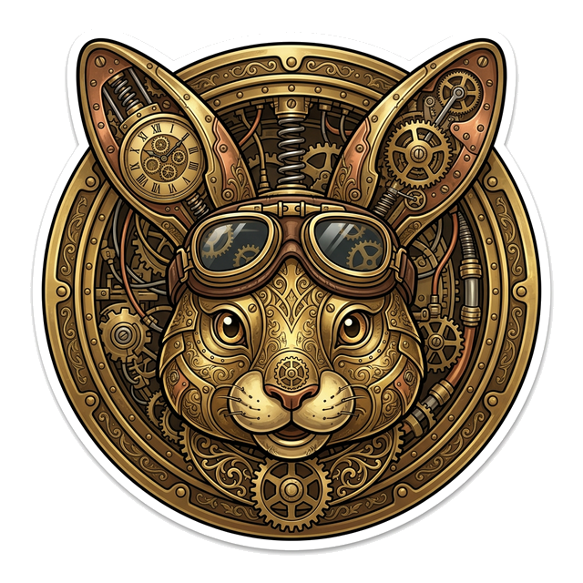 Shopify Easter Hunt - Steampunk Brass Bunny